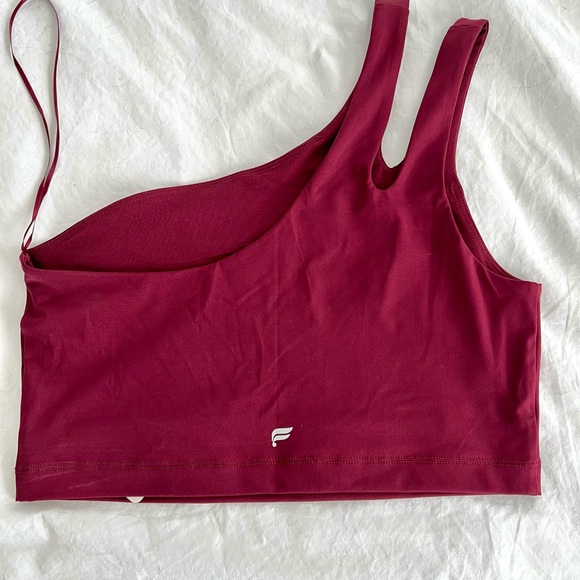 Fabletics Asymmetrical Double Strap Midi Bra- NWT - Picture 6 of 8